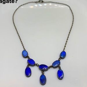 Vintage stamped sterling necklace